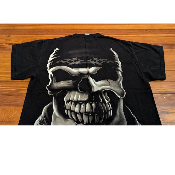 VTG Y2K Bike Week 2008 Skull Shirt Size XL - Picture 4 of 6